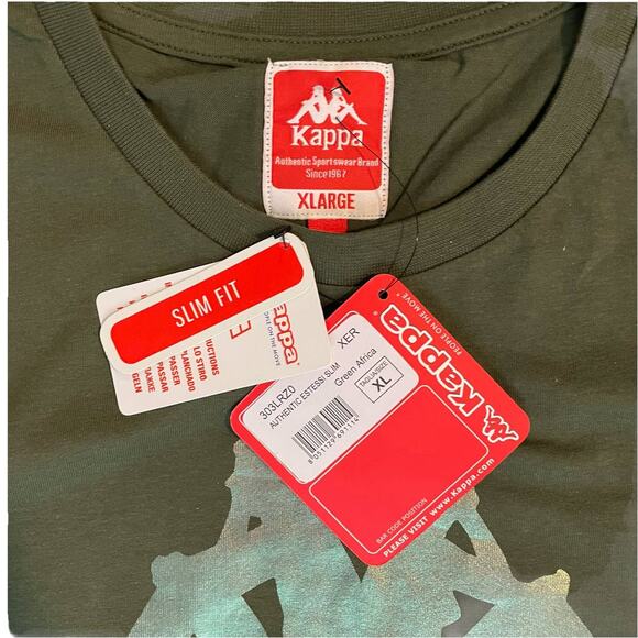 NWT Kappa Authentic Estessi Slim T-shirt XL - Picture 3 of 4